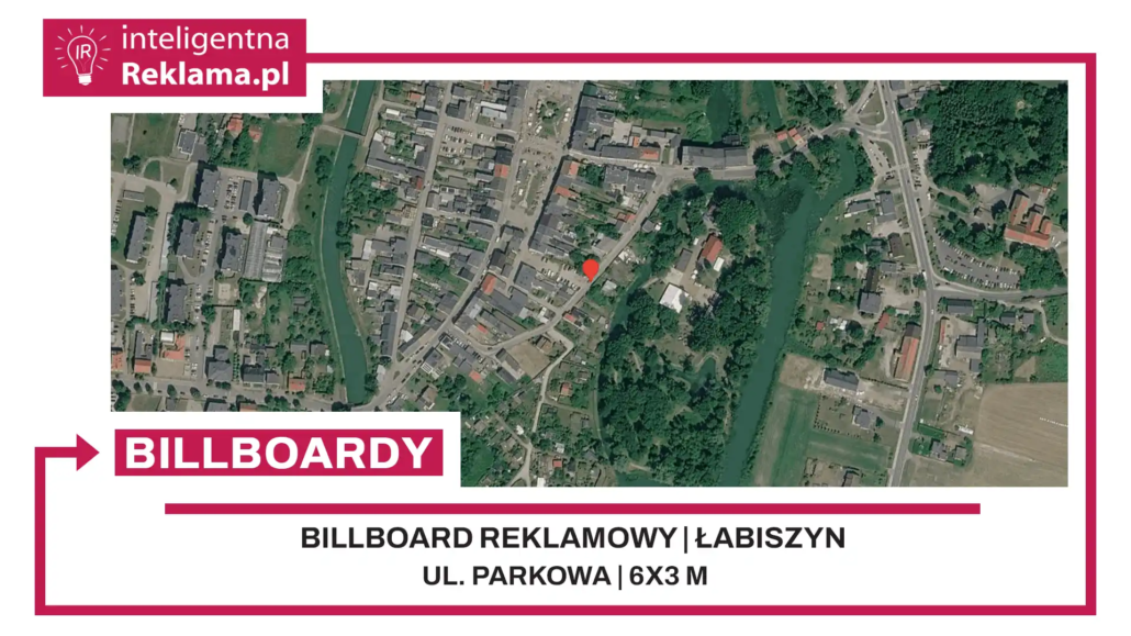 Lokalizacja reklamowa w Łabiszyn przy ul. ul. Parkowa - powierzchnia 18 m²