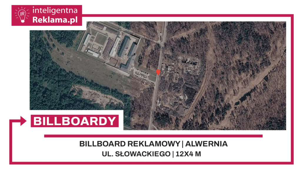 Lokalizacja reklamowa w Alwernia przy ul. Słowackiego - powierzchnia 48 m²