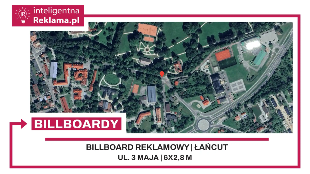 Lokalizacja reklamowa w Łańcut przy ul. 3 maja - powierzchnia 16,8 m²