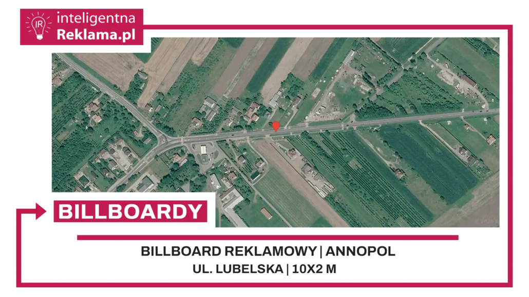 Lokalizacja reklamowa w Annopol przy ul. Lubelska - powierzchnia 20 m²