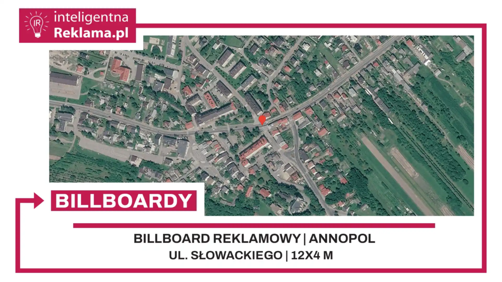 Lokalizacja reklamowa w Annopol przy ul. Słowackiego - powierzchnia 48 m²