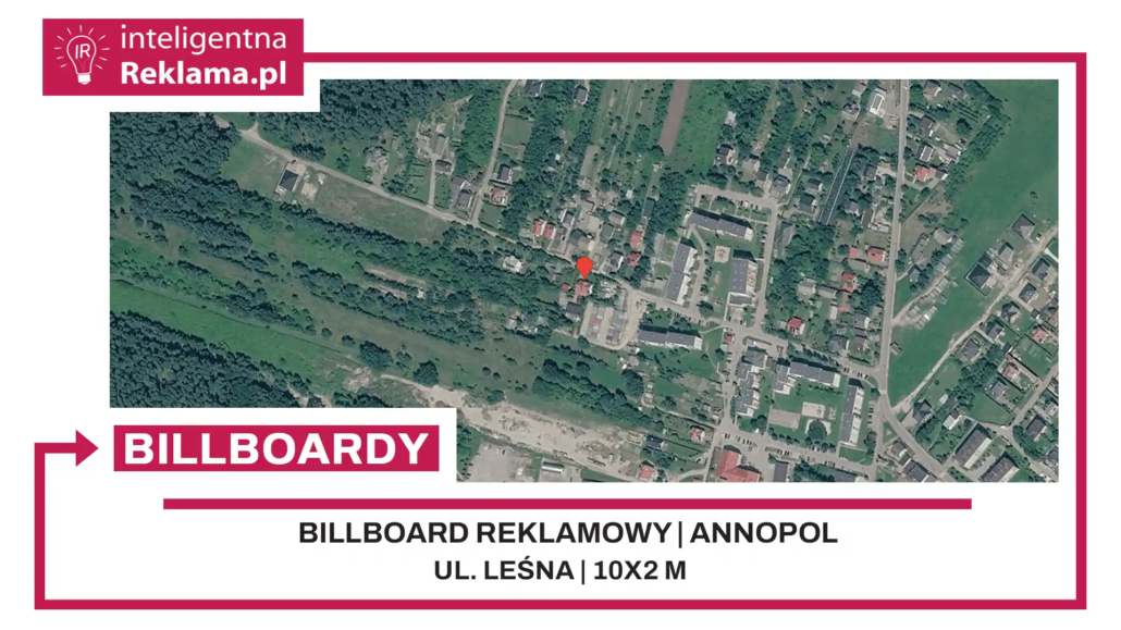 Lokalizacja reklamowa w Annopol przy ul. ul. Leśna - powierzchnia 20 m²
