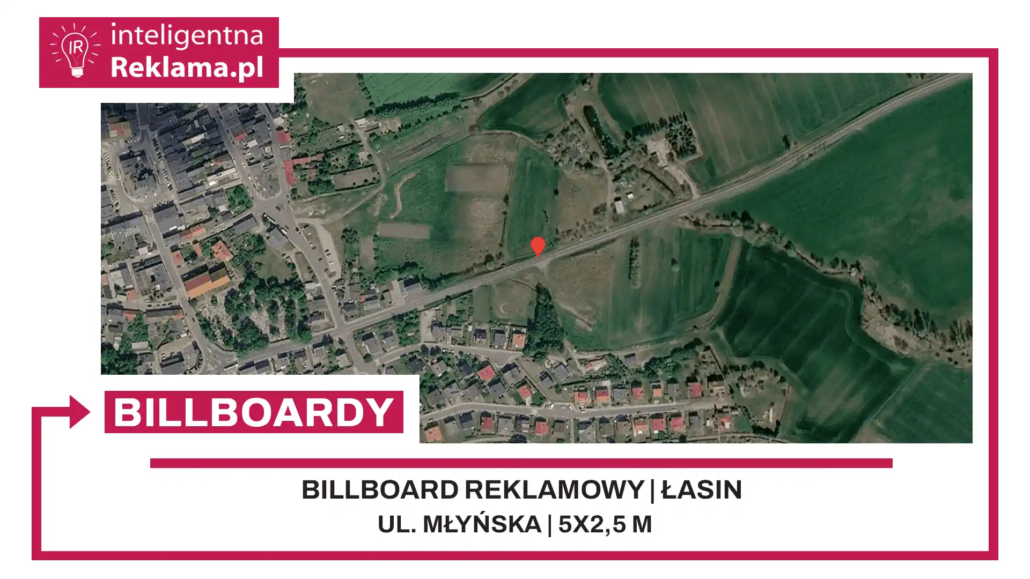 Lokalizacja reklamowa w Łasin przy ul. ul. Młyńska - powierzchnia 12,5 m²