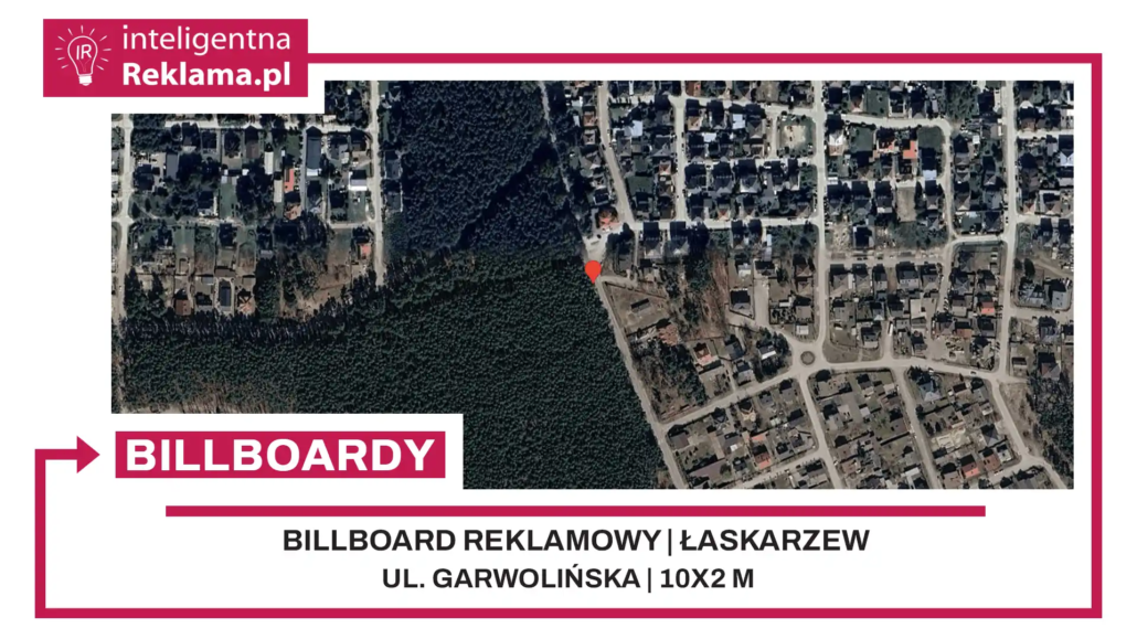 Lokalizacja reklamowa w Łaskarzew przy ul. Garwolińska - powierzchnia 20 m²