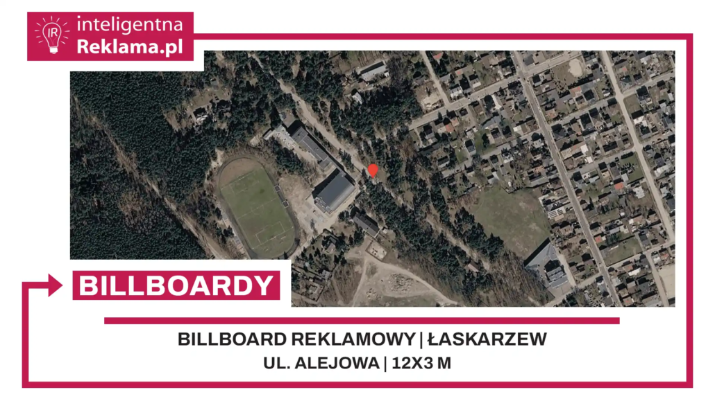 Lokalizacja reklamowa w Łaskarzew przy ul. ul. Alejowa - powierzchnia 36 m²
