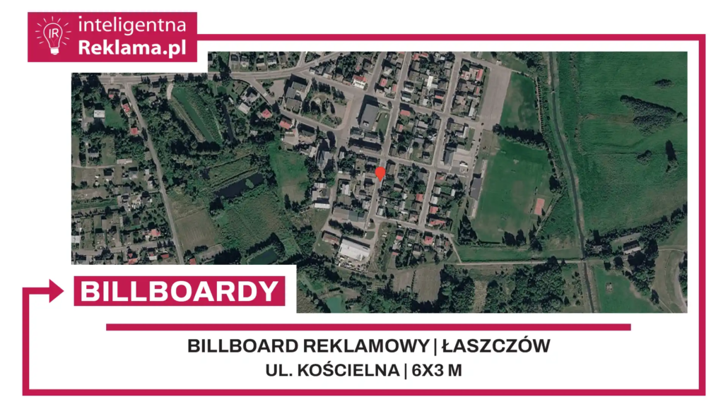 Lokalizacja reklamowa w Łaszczów przy ul. Kościelna - powierzchnia 18 m²
