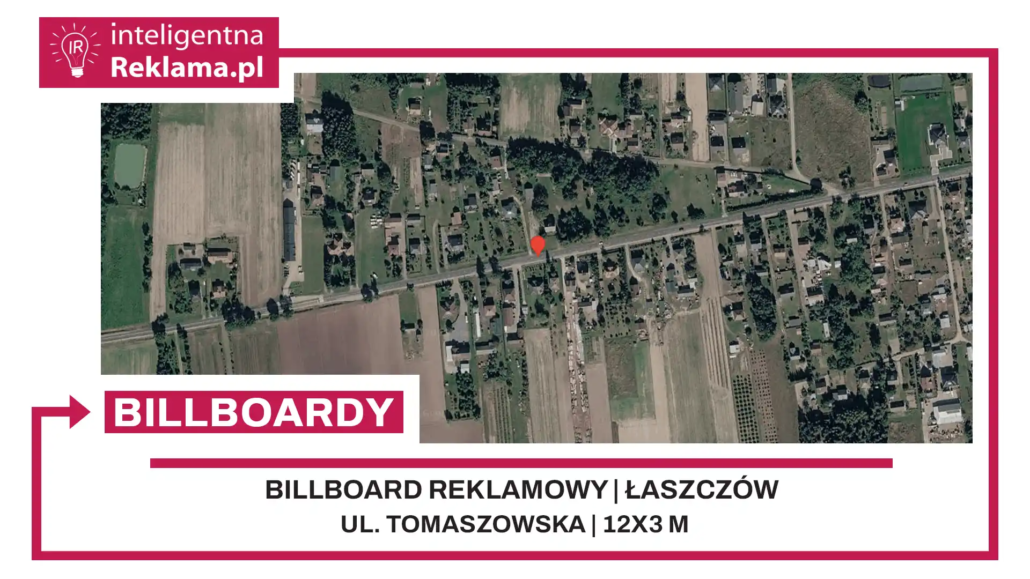 Lokalizacja reklamowa w Łaszczów przy ul. Tomaszowska - powierzchnia 36 m²