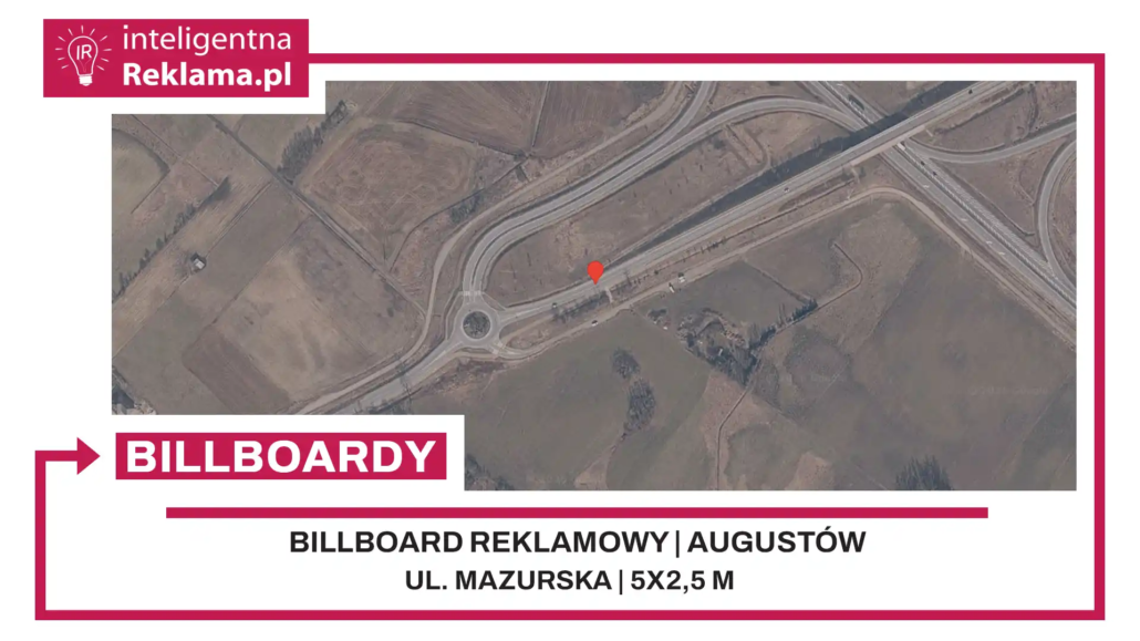 Lokalizacja reklamowa w Augustów przy ul. Mazurska - powierzchnia 12,5 m²