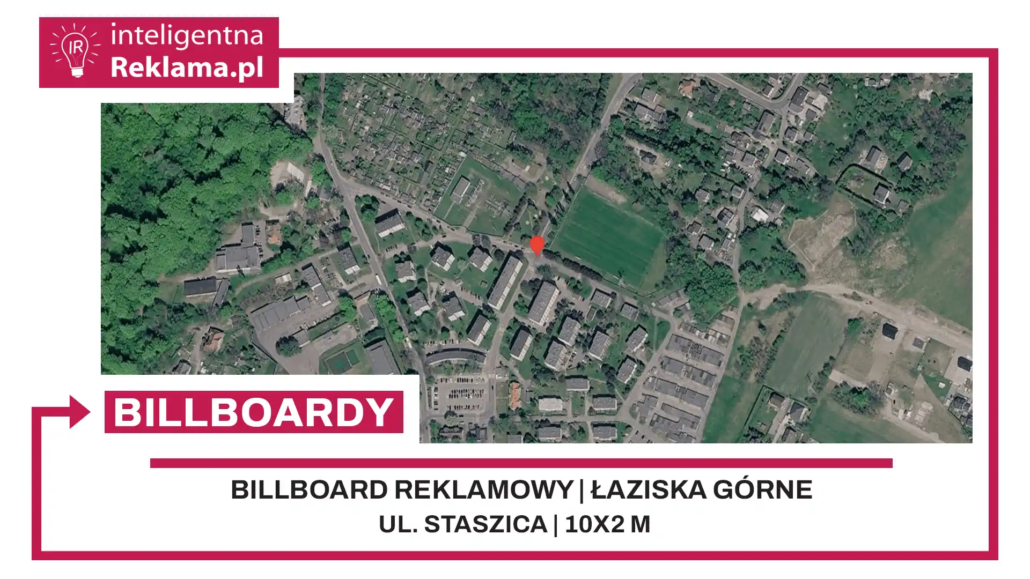 Lokalizacja reklamowa w Łaziska Górne przy ul. Staszica - powierzchnia 20 m²