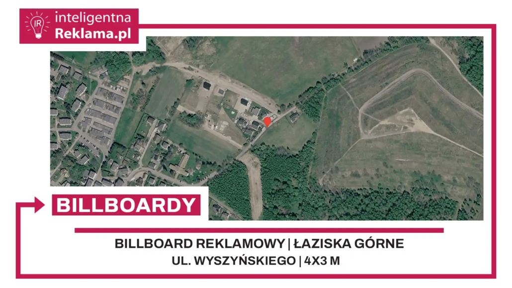 Lokalizacja reklamowa w Łaziska Górne przy ul. ul. Wyszyńskiego - powierzchnia 12 m²
