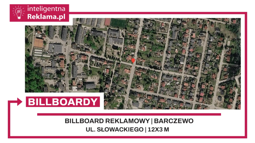 Lokalizacja reklamowa w Barczewo przy ul. Słowackiego - powierzchnia 36 m²