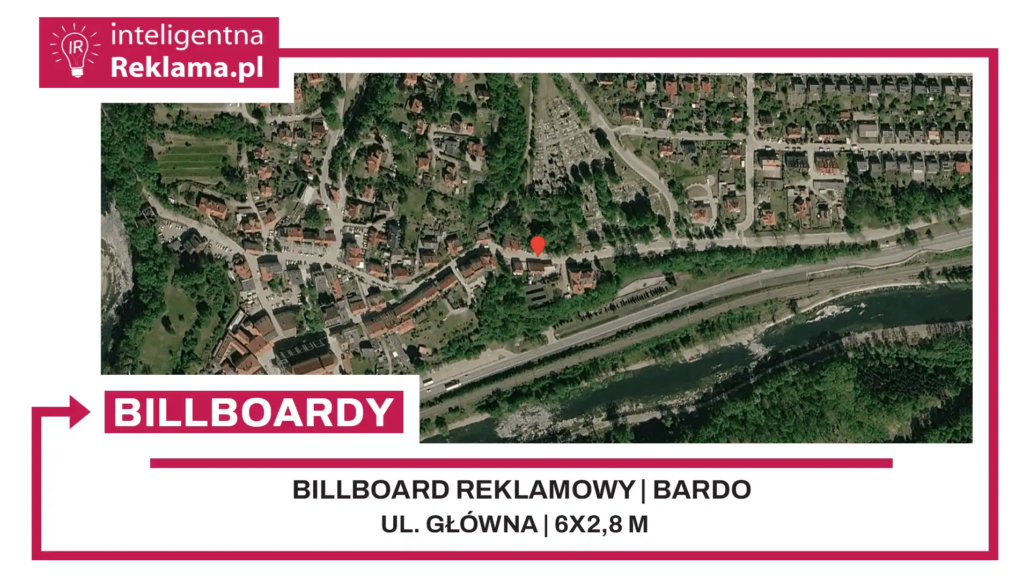 Lokalizacja reklamowa w Bardo przy ul. Główna - powierzchnia 16,8 m²