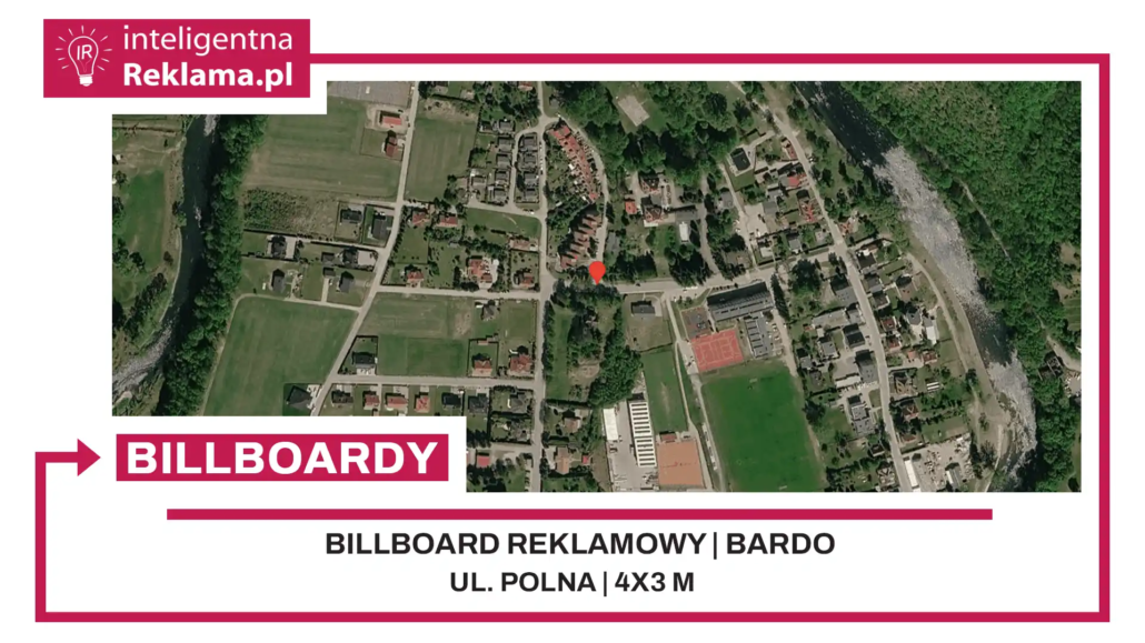 Lokalizacja reklamowa w Bardo przy ul. Polna - powierzchnia 12 m²