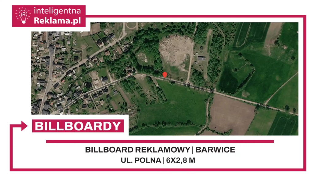 Lokalizacja reklamowa w Barwice przy ul. Polna - powierzchnia 16,8 m²