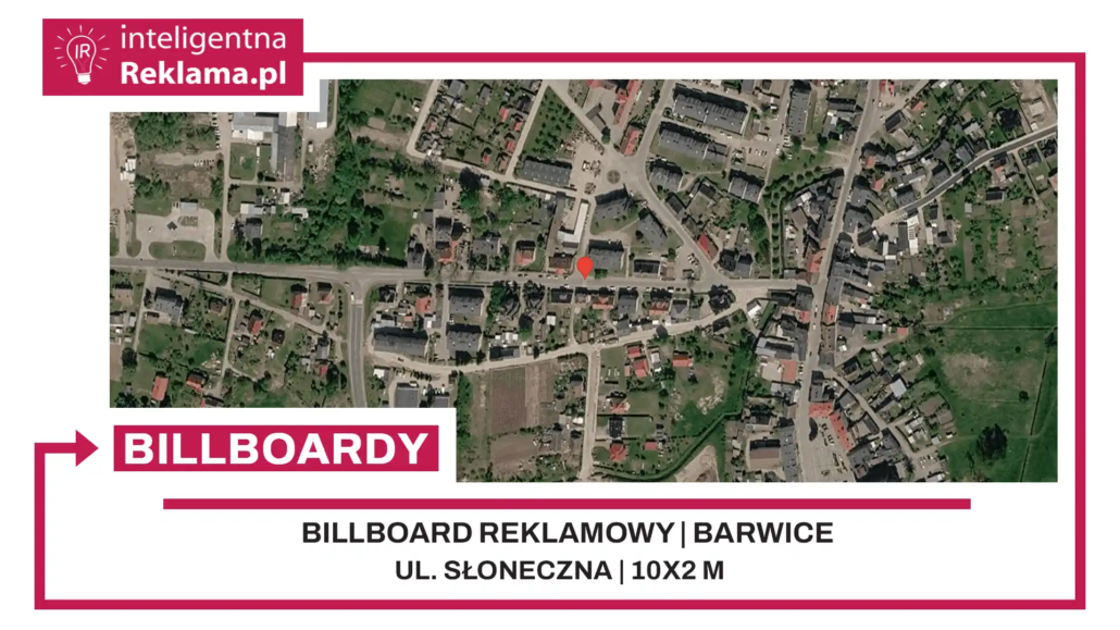Lokalizacja reklamowa w Barwice przy ul. Słoneczna - powierzchnia 20 m²