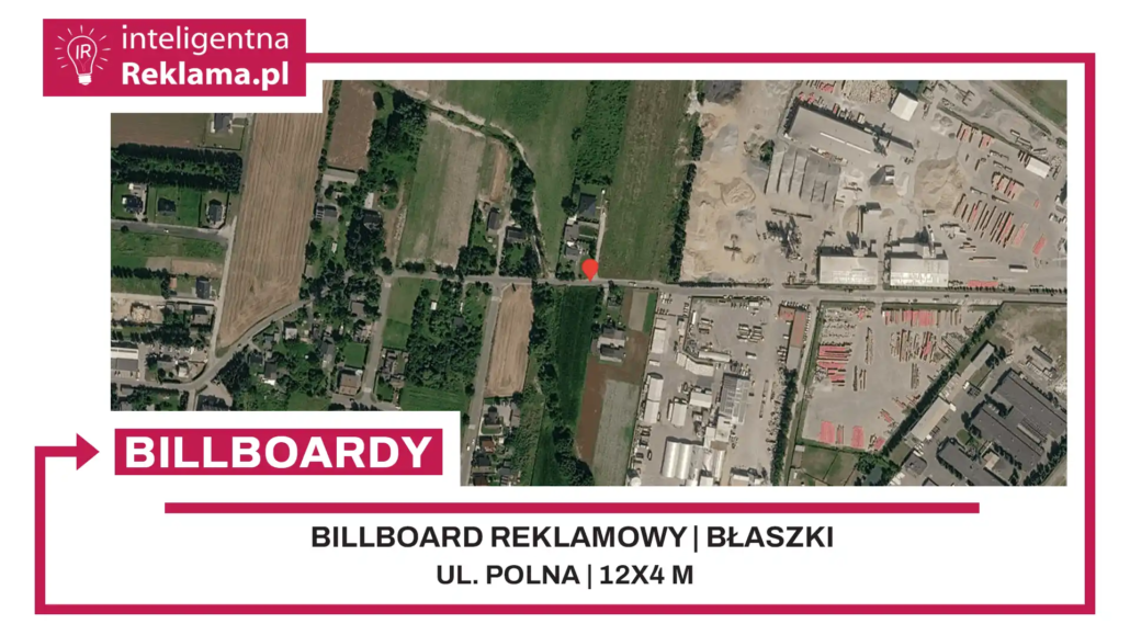 Lokalizacja reklamowa w Błaszki przy ul. Polna - powierzchnia 48 m²