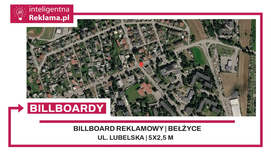 Lokalizacja reklamowa w Bełżyce przy ul. Lubelska - powierzchnia 12,5 m²