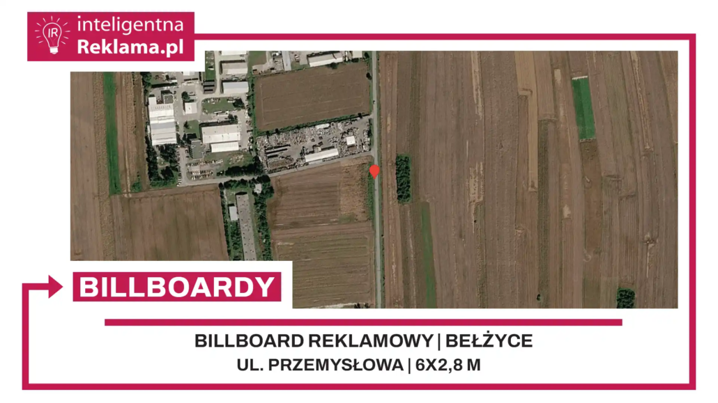Lokalizacja reklamowa w Bełżyce przy ul. ul. Przemysłowa - powierzchnia 16,8 m²