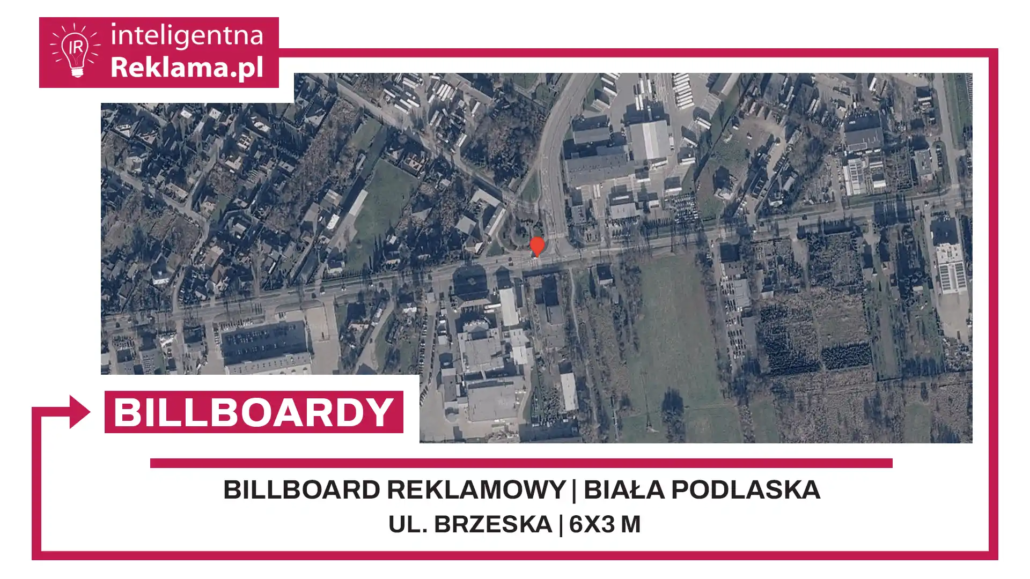 Lokalizacja reklamowa w Biała Podlaska przy ul. Brzeska - powierzchnia 18 m²