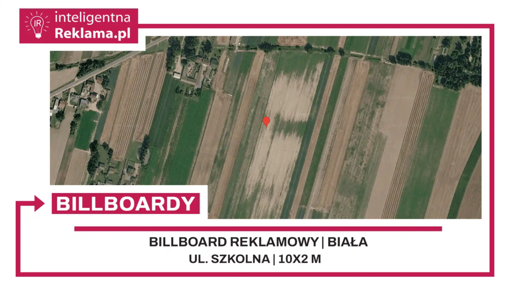 Lokalizacja reklamowa w Biała przy ul. Szkolna - powierzchnia 20 m²