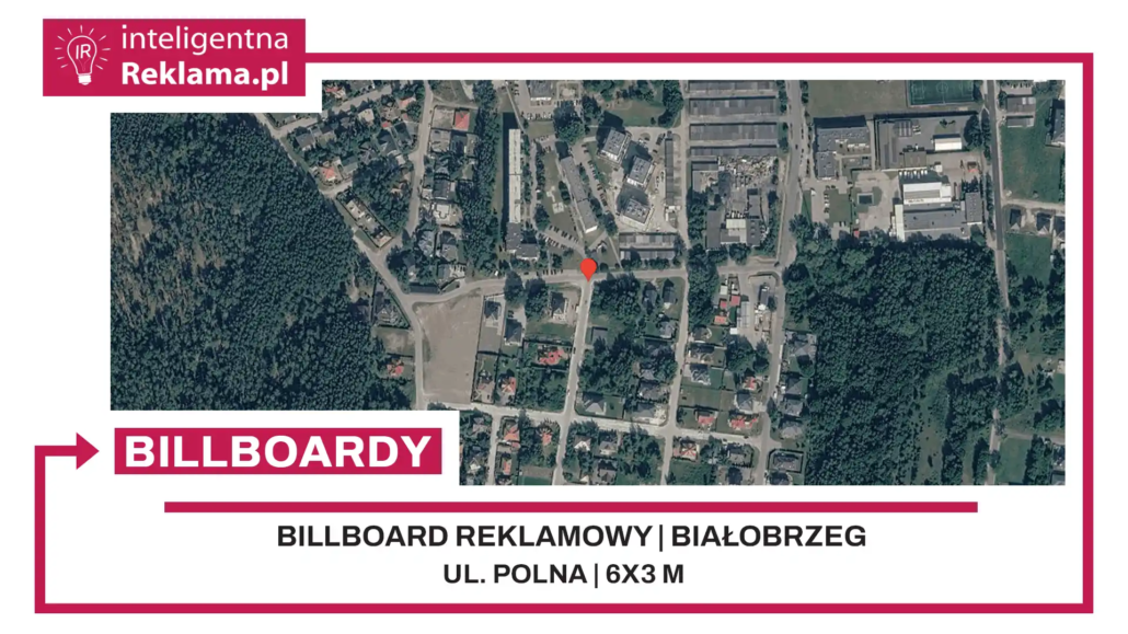 Lokalizacja reklamowa w Białobrzeg przy ul. Polna - powierzchnia 18 m²