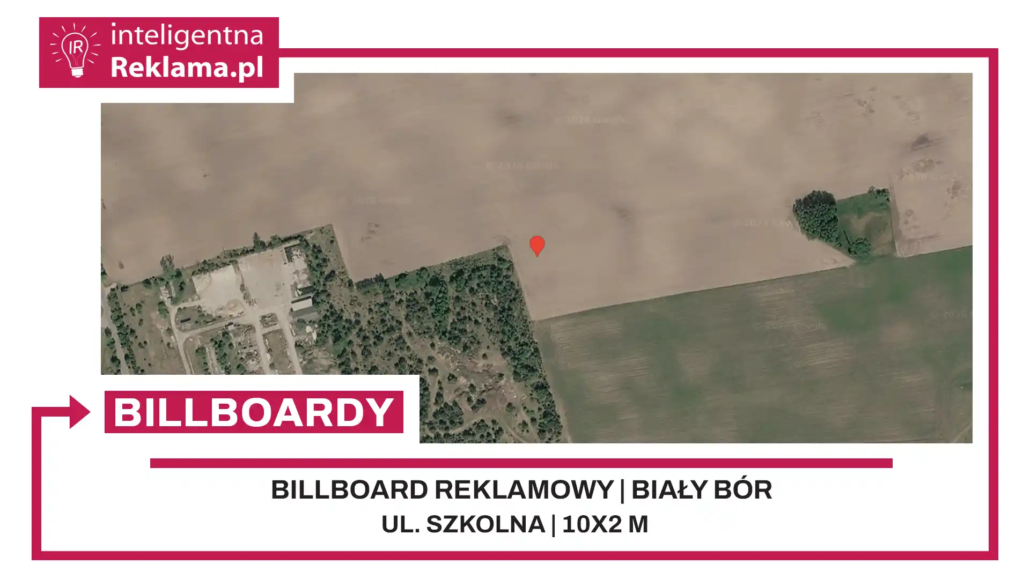 Lokalizacja reklamowa w Biały Bór przy ul. Szkolna - powierzchnia 20 m²
