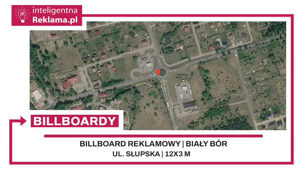 Lokalizacja reklamowa w Biały Bór przy ul. ul. Słupska - powierzchnia 36 m²