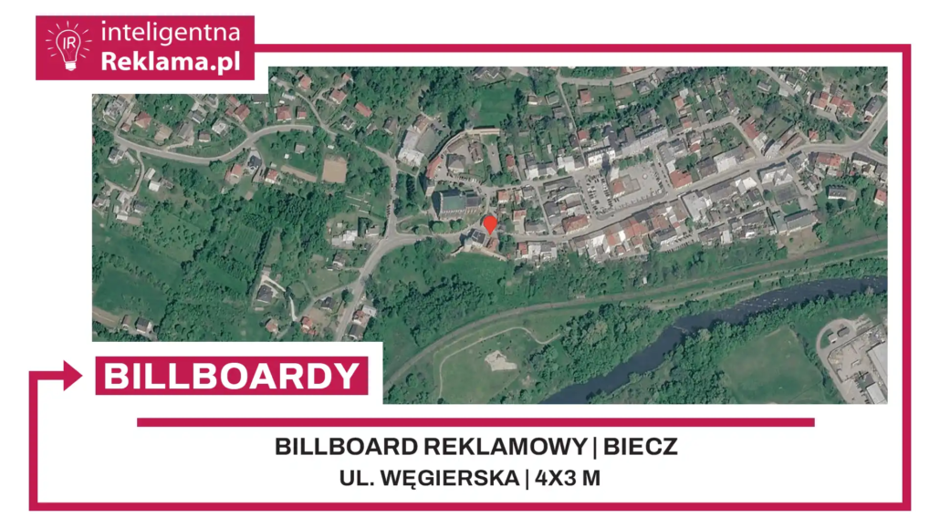 Lokalizacja reklamowa w Biecz przy ul. Węgierska - powierzchnia 12 m²