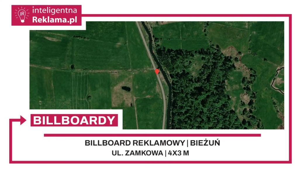 Lokalizacja reklamowa w Bieżuń przy ul. ul. Zamkowa - powierzchnia 12 m²