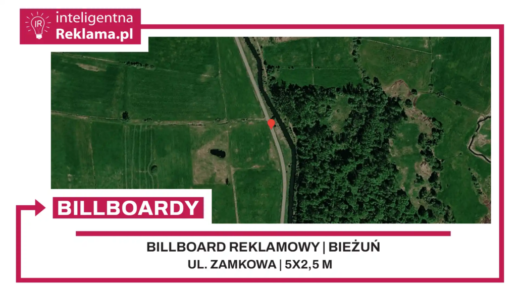 Lokalizacja reklamowa w Bieżuń przy ul. Zamkowa - powierzchnia 12,5 m²