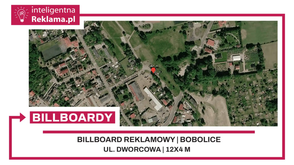 Lokalizacja reklamowa w Bobolice przy ul. Dworcowa - powierzchnia 48 m²