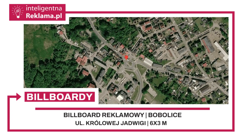 Lokalizacja reklamowa w Bobolice przy ul. Królowej Jadwigi - powierzchnia 18 m²
