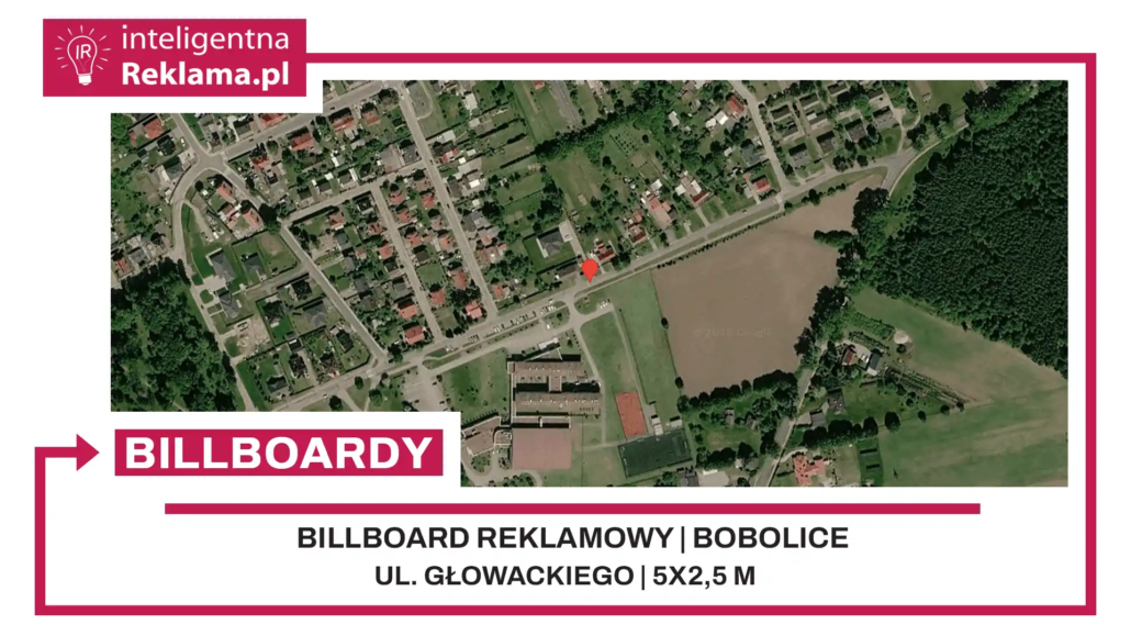 Lokalizacja reklamowa w Bobolice przy ul. ul. Głowackiego - powierzchnia 12,5 m²