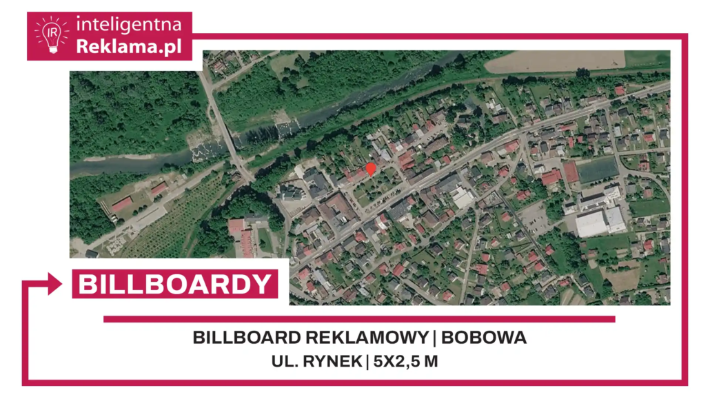 Lokalizacja reklamowa w Bobowa przy ul. ul. Rynek - powierzchnia 12,5 m²