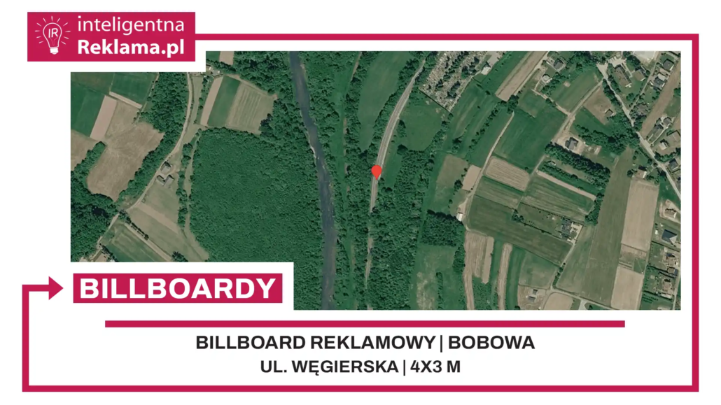 Lokalizacja reklamowa w Bobowa przy ul. Węgierska - powierzchnia 12 m²