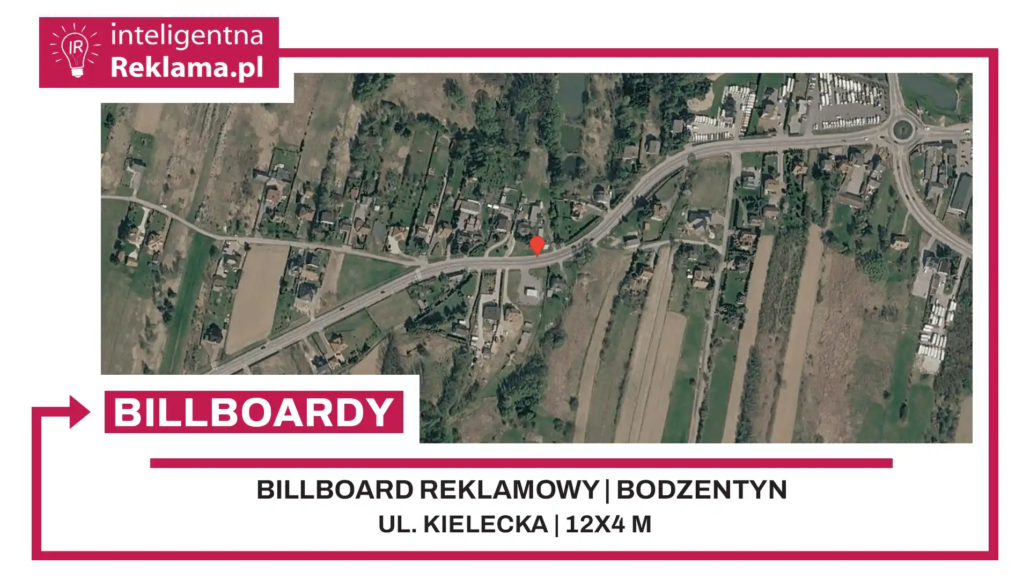 Lokalizacja reklamowa w Bodzentyn przy ul. ul. Kielecka - powierzchnia 48 m²