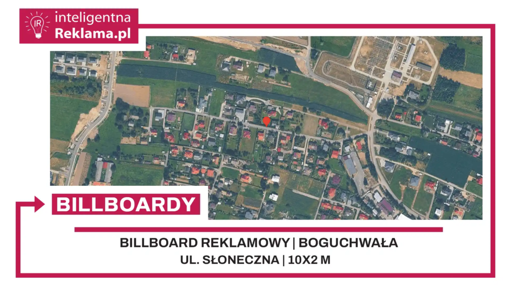 Lokalizacja reklamowa w Boguchwała przy ul. Słoneczna - powierzchnia 20 m²