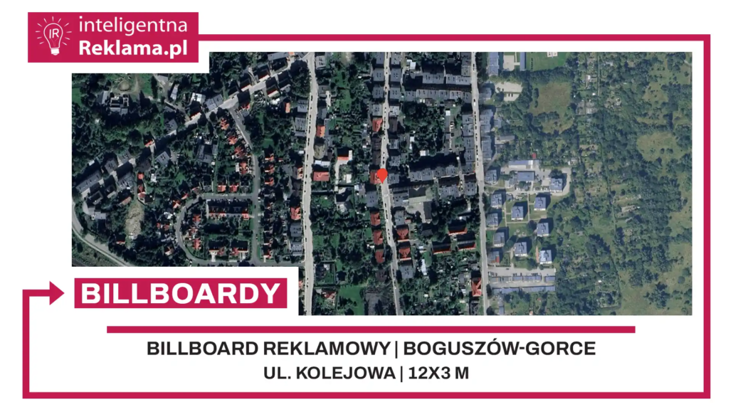 Lokalizacja reklamowa w Boguszów-Gorce przy ul. ul. Kolejowa - powierzchnia 36 m²