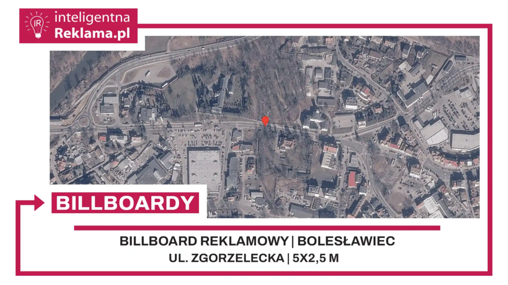 Lokalizacja reklamowa w Bolesławiec przy ul. ul. Zgorzelecka - powierzchnia 12,5 m²