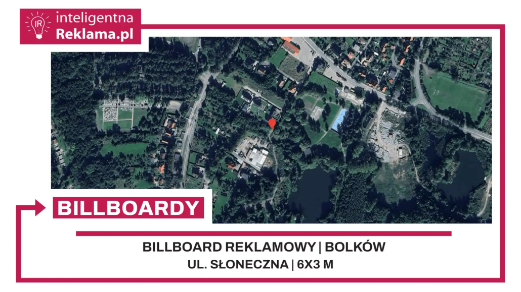 Lokalizacja reklamowa w Bolków przy ul. ul. Słoneczna - powierzchnia 18 m²