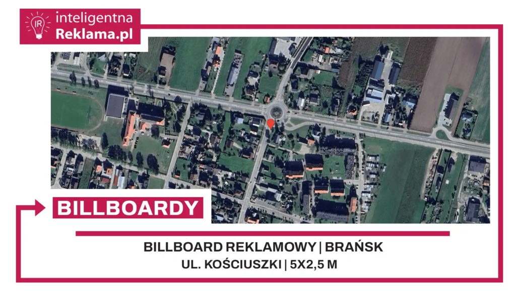 Lokalizacja reklamowa w Brańsk przy ul. Kościuszki - powierzchnia 12,5 m²