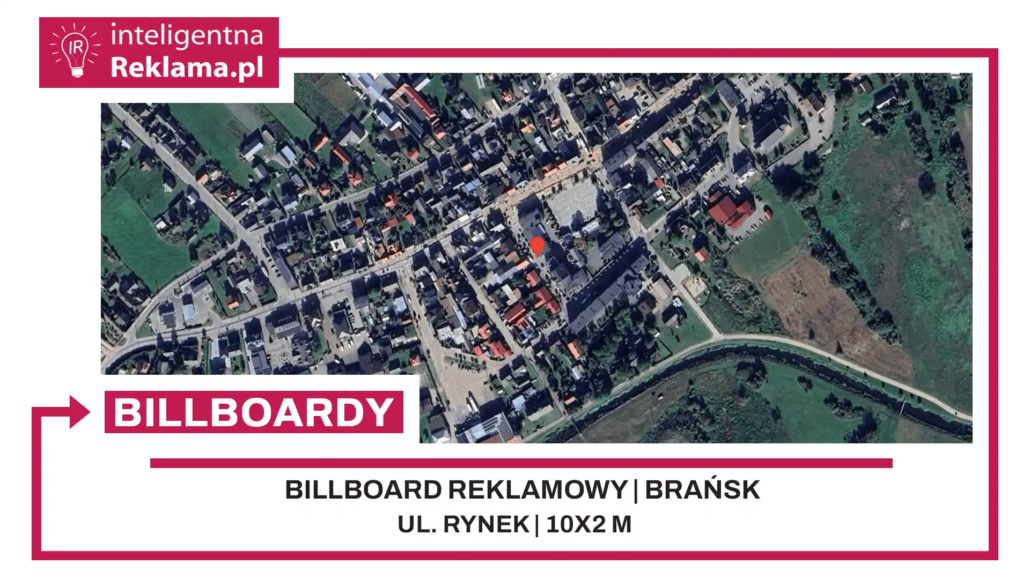 Lokalizacja reklamowa w Brańsk przy ul. ul. Rynek - powierzchnia 20 m²