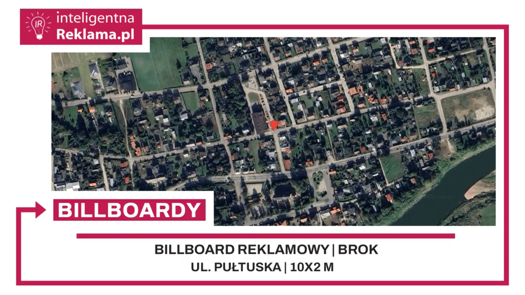 Lokalizacja reklamowa w Brok przy ul. ul. Pułtuska - powierzchnia 20 m²