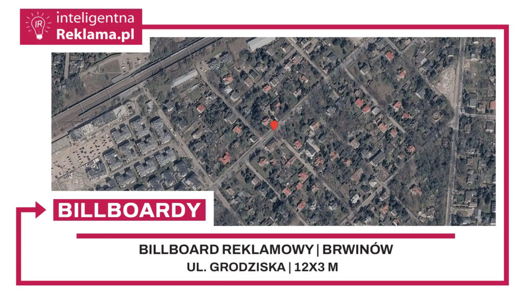 Lokalizacja reklamowa w Brwinów przy ul. Grodziska - powierzchnia 36 m²
