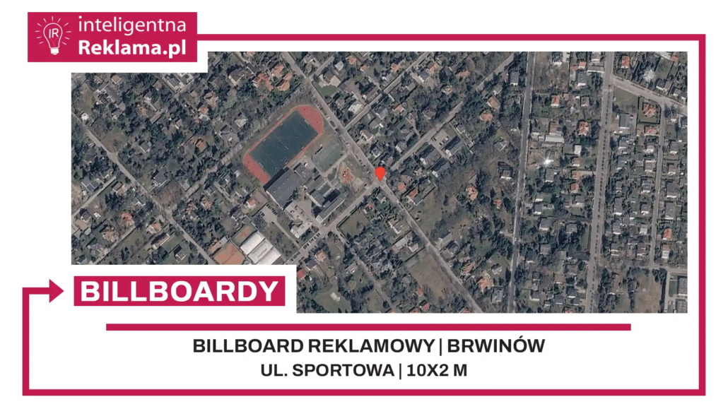 Lokalizacja reklamowa w Brwinów przy ul. Sportowa - powierzchnia 20 m²