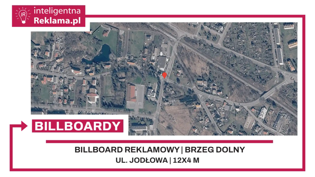 Lokalizacja reklamowa w Brzeg Dolny przy ul. Jodłowa - powierzchnia 48 m²
