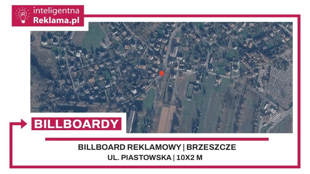 Lokalizacja reklamowa w Brzeszcze przy ul. Piastowska - powierzchnia 20 m²