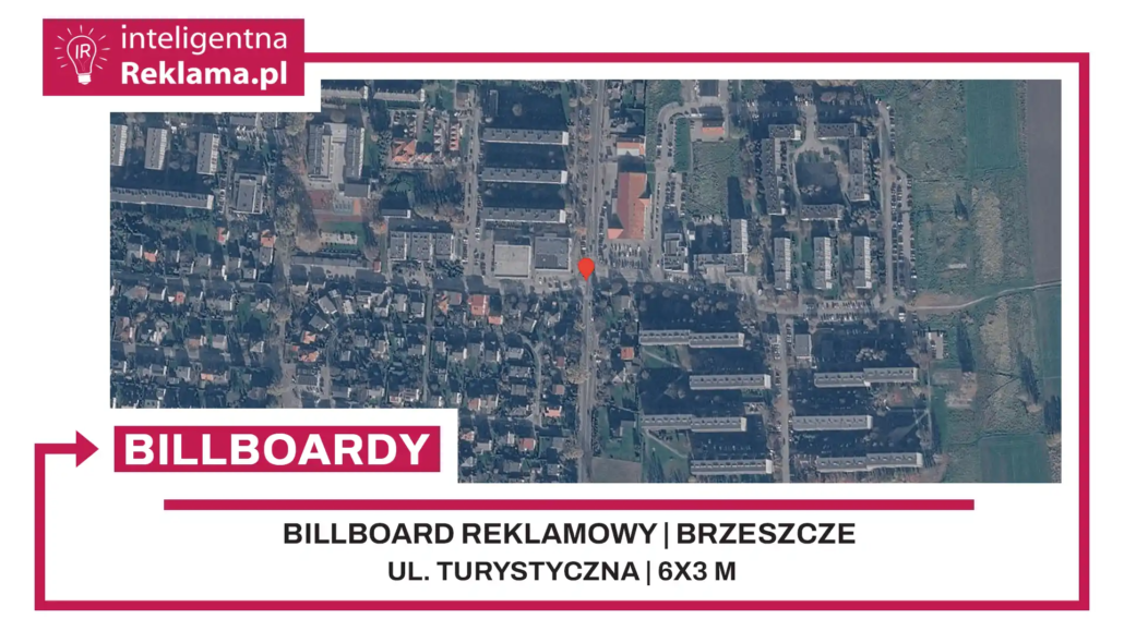 Lokalizacja reklamowa w Brzeszcze przy ul. Turystyczna - powierzchnia 18 m²
