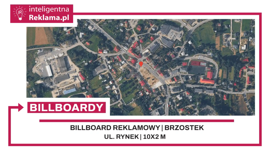 Lokalizacja reklamowa w Brzostek przy ul. Rynek - powierzchnia 20 m²