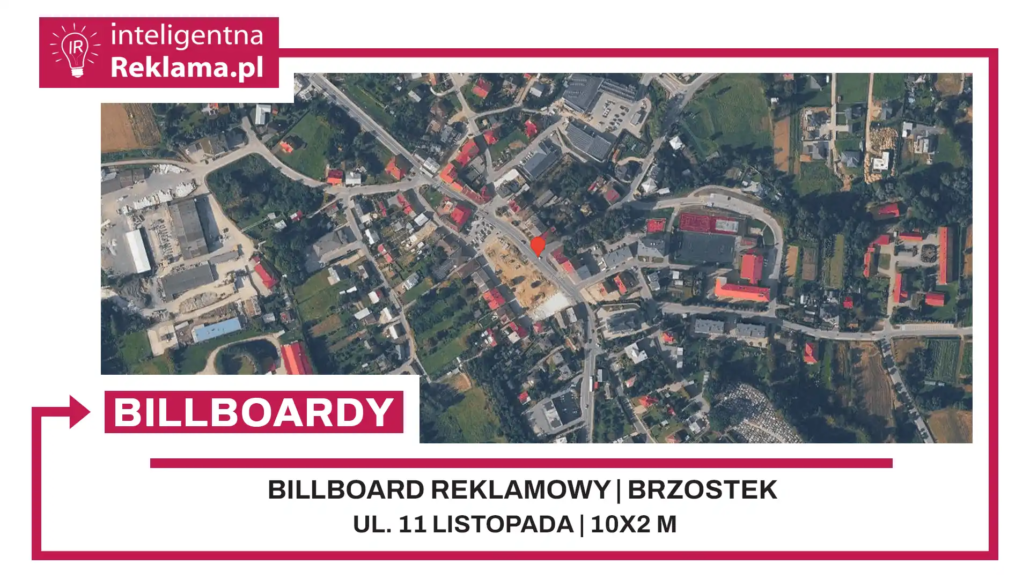 Lokalizacja reklamowa w Brzostek przy ul. ul. 11 Listopada - powierzchnia 20 m²